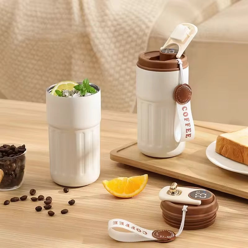 Bouteille Thermique Intelligente MOKAN – Édition Café & Nomade